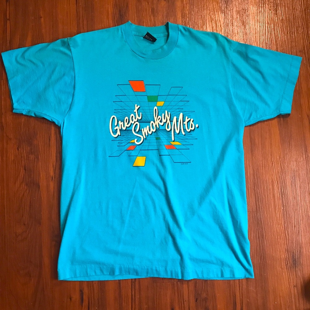 Vintage 80s Great Smoky Mountains Single Stitch T